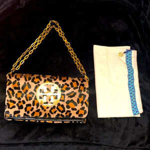 Vintage Tory Burch Pony hair purse with dust bag